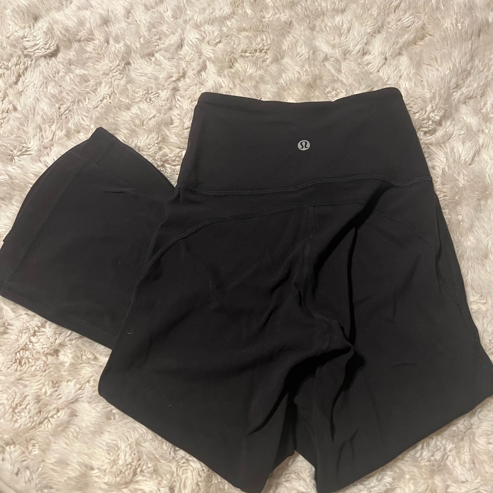 lululemon athletica Black Boot Cut Pants